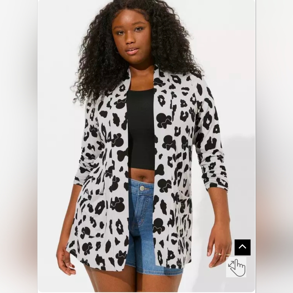 Disney Torrid Minnie Mouse Cardigan
